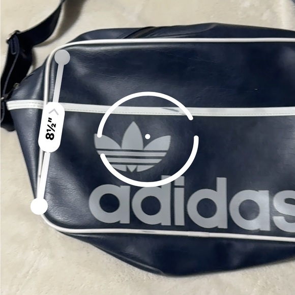 Adidas Navy and White Tote Bag - Picture 2 of 6